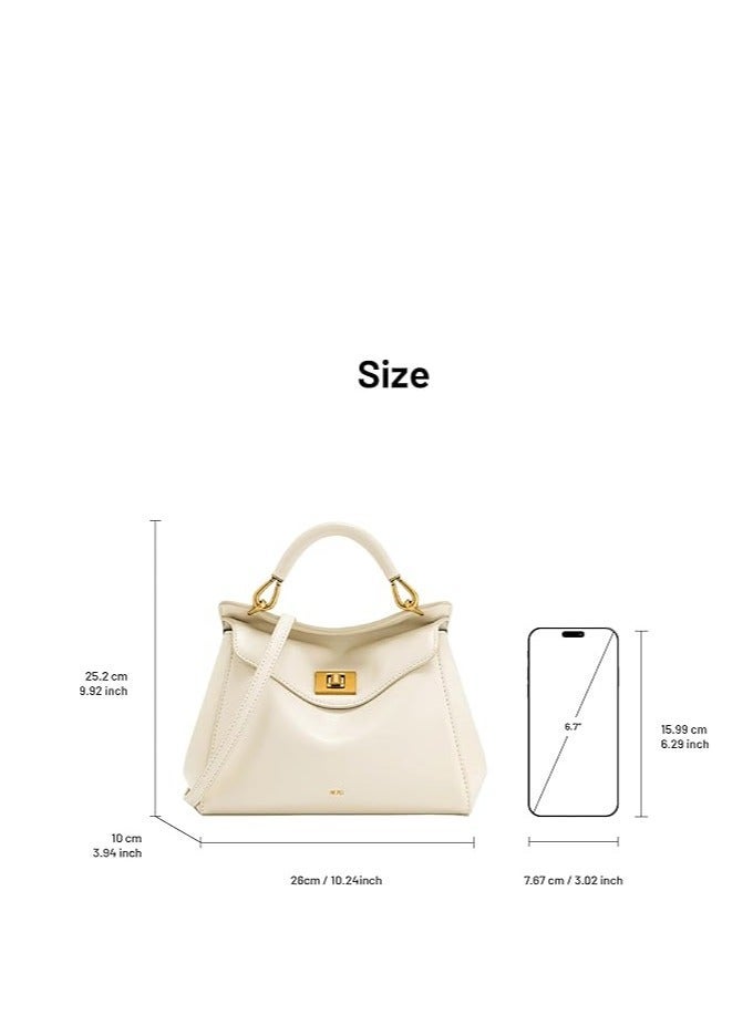 جي دبليو بي JW PEI حقيبة يد نسائية لوسيا كلاسيكية أعلى - أبيض - Image 5